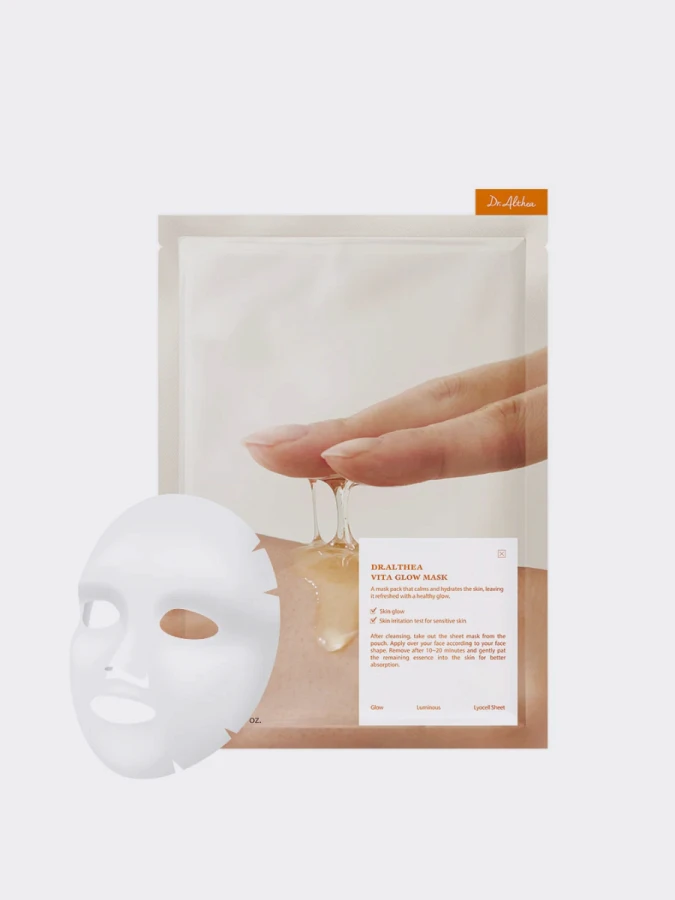 Витаминная тканевая маска с экстрактом облепихи для сияния кожи Dr.Althea Vita Glow Mask