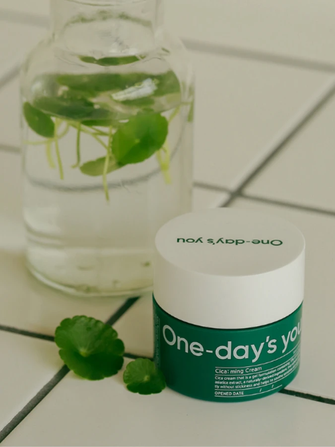Успокаивающий гель-крем с экстрактом центеллы азиатской One-Day's You Cica:ming Cream