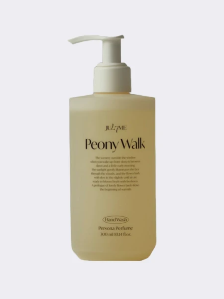Парфюмированное мыло для рук с цветочным ароматом JUL7ME Perfume Hand Wash Peony Walk Парфюмированное мыло для рук с цветочным ароматом JUL7ME Perfume Hand Wash Peony Walk