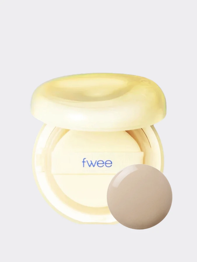 Насыщенный тональный кушон fwee Cushion Egg-fit Cover 03 Natural