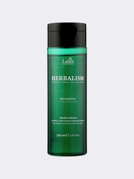 Тонизирующий шампунь с травяными экстрактами La’dor Herbalism Shampoo
