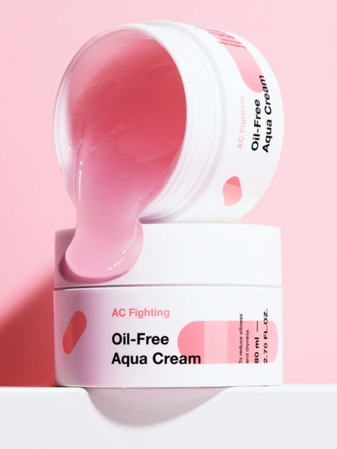Лёгкий увлажняющий гель-крем для лица TIAM AC Fighting Oil-Free Aqua Cream