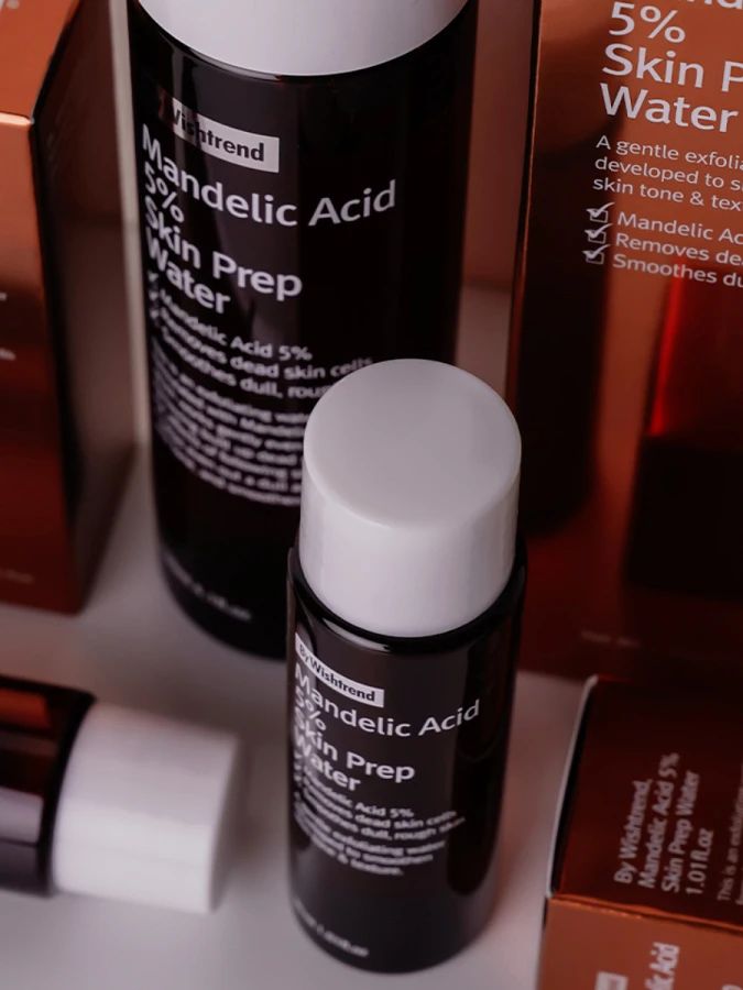 МИНИ Пилинг-тонер на основе миндальной кислоты By Wishtrend Mandelic Acid 5% Skin Prep Water