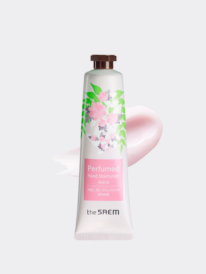 Парфюмированный крем для рук с ароматом акации The Saem Perfumed Hand Moisturizer Acacia