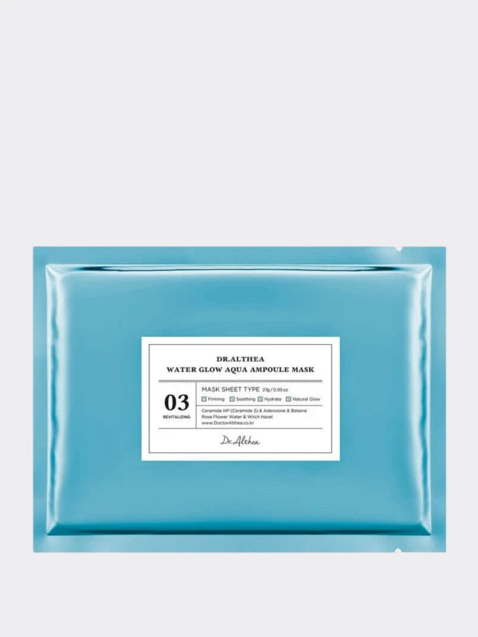 Увлажняющая тканевая маска для лица с гиалуроновой кислотой Dr.Althea Water Glow Aqua Ampoule Mask