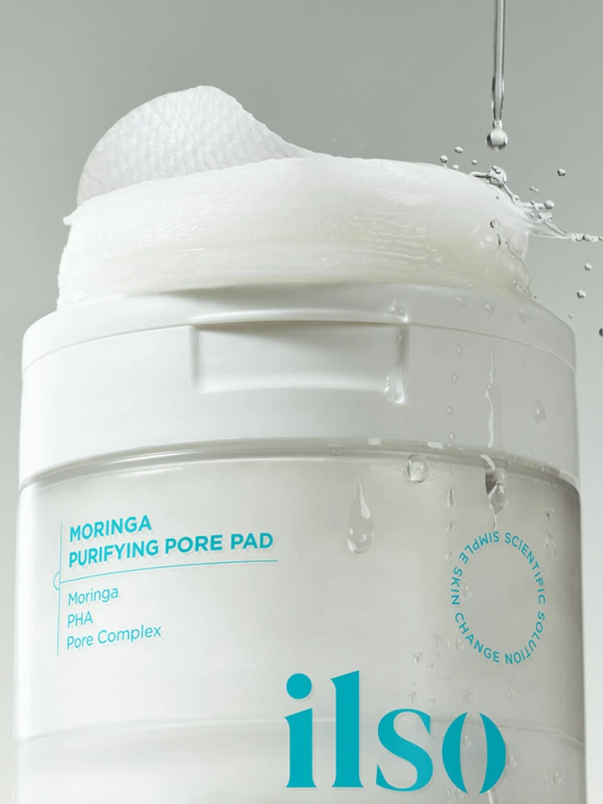 Тонер-пэды для сужения пор с экстрактом моринги ilso Moringa Purifying Pore Pad
