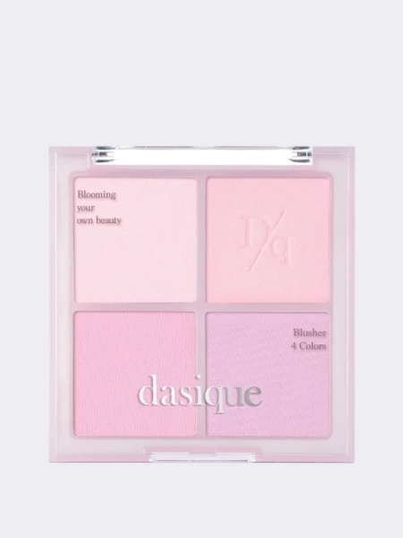 Палетка спрессованных румян в холодных оттенках Dasique Blending Mood Cheek #02 Cool Blending Палетка спрессованных румян в холодных оттенках Dasique Blending Mood Cheek #02 Cool Blending