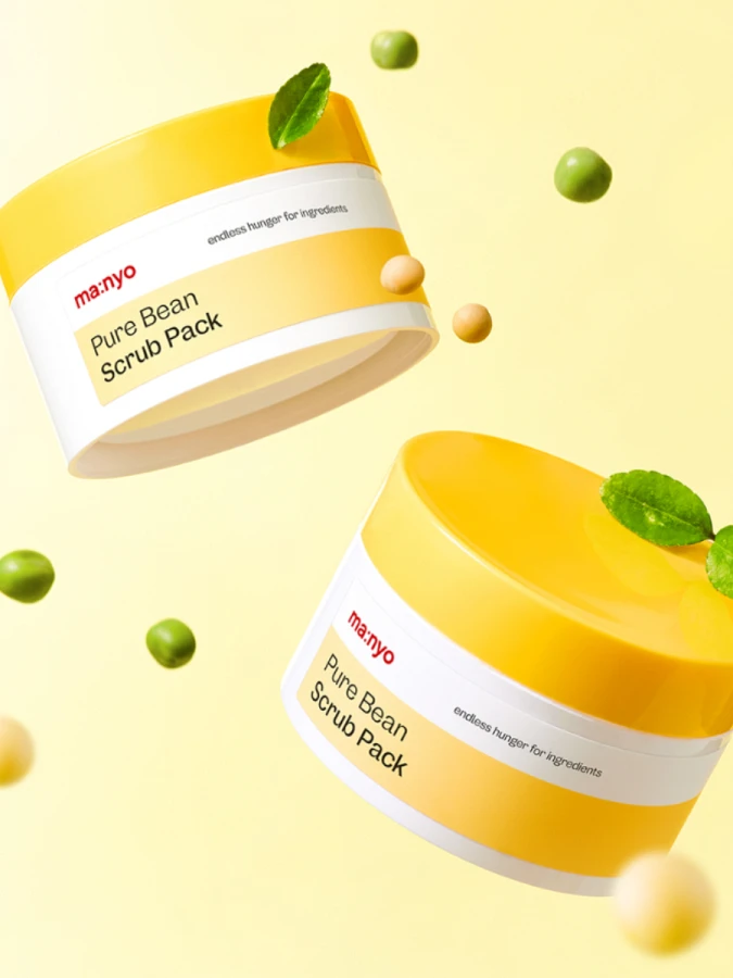 Очищающая маска-скраб с бобовыми экстрактами Ma:nyo Pure Bean Scrab Pack