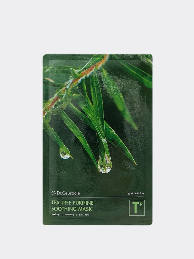 Противовоспалительная тканевая маска с чайным деревом Dr.Ceuracle Tea Tree Purifine Soothing Mask
