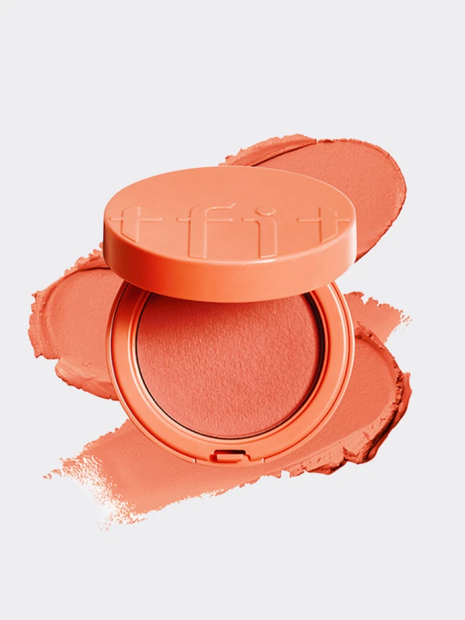 Румяна в коралловом оттенке TFIT Fluffy Velvet Cushion Blush O01 Coral Orange