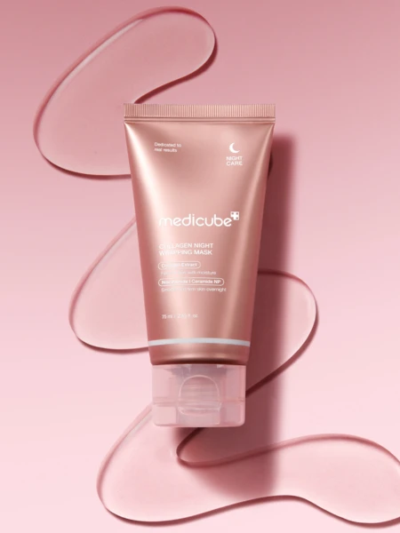 Разглаживающая ночная маска-плёнка с коллагеном Medicube Collagen Night Wrapping Mask Разглаживающая ночная маска-плёнка с коллагеном Medicube Collagen Night Wrapping Mask