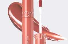 Сочный глянцевый тинт для губ в ореховом оттенке rom&nd Juicy Lasting Tint 10 Nudy Peanut