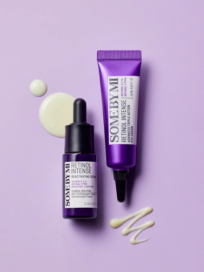 Набор миниатюр для ухода за кожей с ретинолом и бакучиолом Some By Mi Retinol Intense Trial Kit