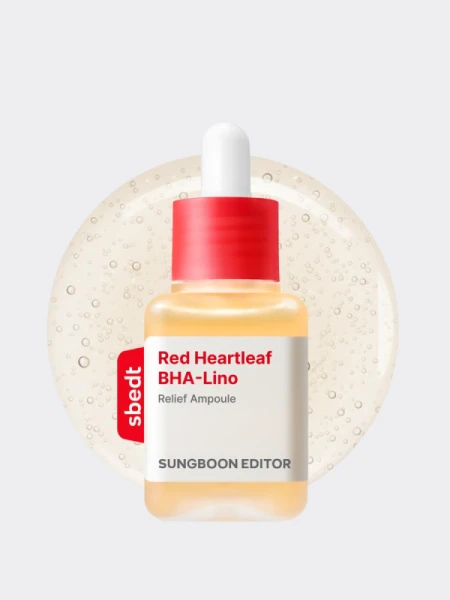Противовоспалительная сыворотка с салициловой кислотой Sungboon Editor BHA-Lino Acne Relief Ampoule