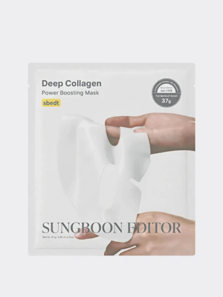 Подтягивающая гидрогелевая маска для лица с коллагеном Sungboon Editor Deep Collagen Power Boosting Mask