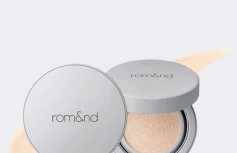 Тональный кушон с нейтральным финишем в светлом оттенке rom&nd Zero Cushion 01 Pure 21 SPF20 PA++