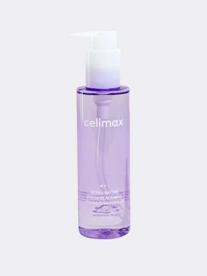 Очищающее гидрофильное масло с жожоба Celimax Derma Nature Fresh Blackhead Jojoba Cleansing Oil