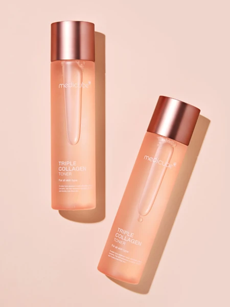 Укрепляющий тонер для лица с коллагеном Medicube Triple Collagen Toner 4.0