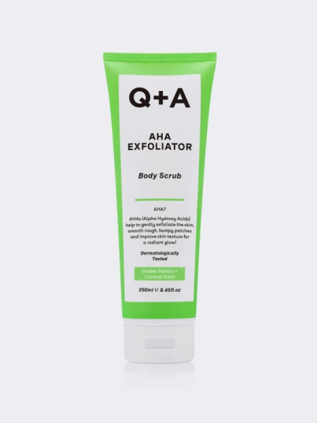 Отшелушивающий скраб для тела с фруктовыми кислотами Q+A AHA Exfoliator Отшелушивающий скраб для тела с фруктовыми кислотами Q+A AHA Exfoliator