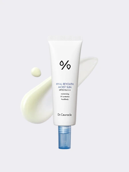 Увлажняющий солнцезащитный крем Dr.Ceuracle Hyal Reyouth Moist Sun SPF50+ PA++++