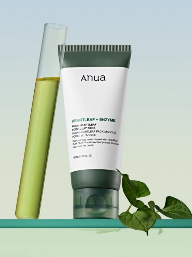 Очищающая глиняная маска с экстрактом хауттюйнии ANUA Heartleaf Pore Clay Pack