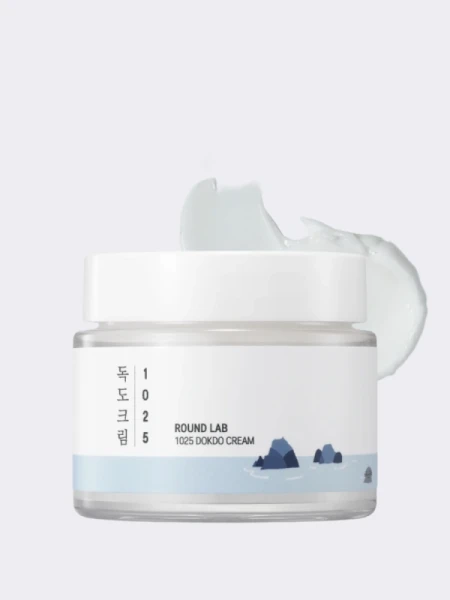 Увлажняющий крем для лица с морской водой Round Lab 1025 Dokdo Сream