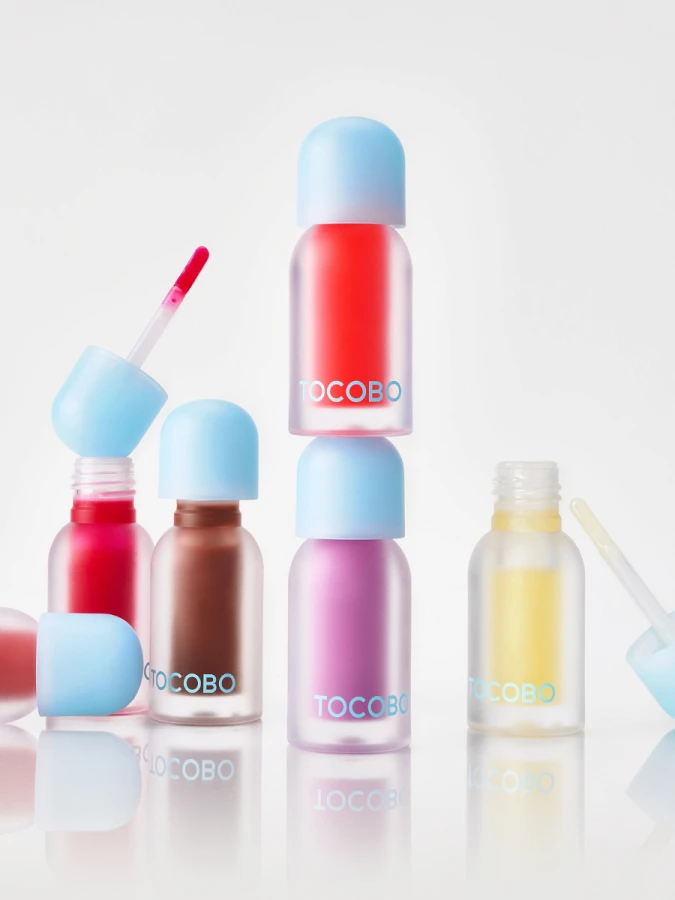 Оттеночное масло-плампер для губ TOCOBO Juicy Berry Plumping Lip Oil 17 Berry Milk