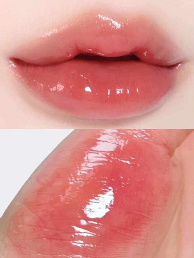 Глянцевый тинт для губ с охлаждающим эффектом AMUSE Bebe Tint 05 Nude Pumpkin