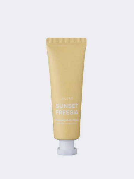Парфюмированный крем для рук с ароматом груши и фрезии JUL7ME Perfume Hand Cream Sunset Freesia Парфюмированный крем для рук с ароматом груши и фрезии JUL7ME Perfume Hand Cream Sunset Freesia