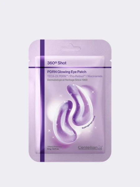 Гидрогелевые патчи для век с ПДРН и ретинолом Centellian24 360º Shot PDRN Glowing Eye Patch