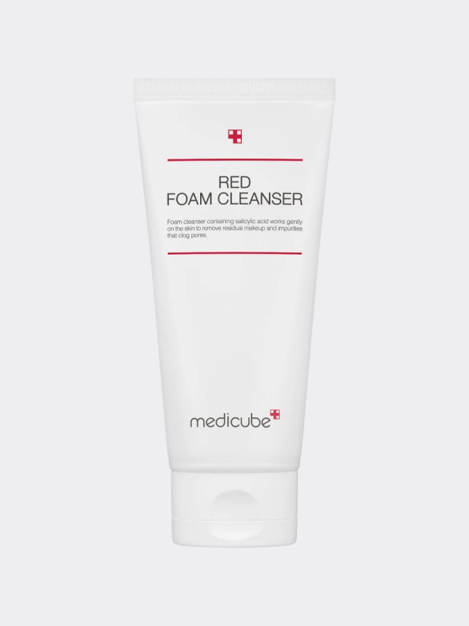 Противовоспалительная пенка для умывания с салициловой кислотой Medicube Red Foam Cleanser