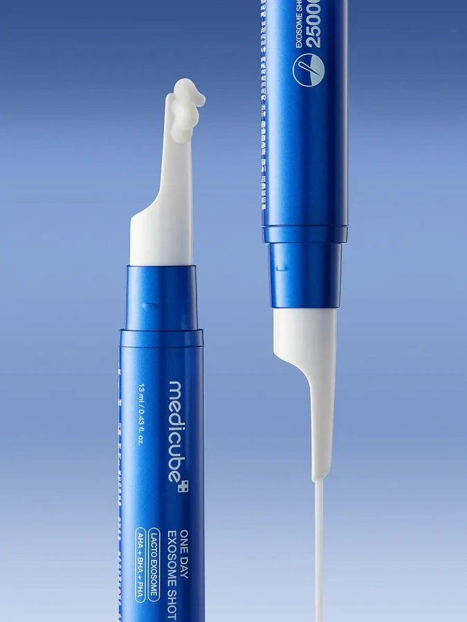 Точечная сыворотка-бустер с экзосомами и микроиглами Medicube One-Day Exosome Shot Pore Ampoule 25000