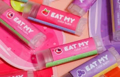Оттеночный бальзам для губ "Клубнично-банановый смузи" EAT MY Color Balm Strawberry & Banana Smoothie