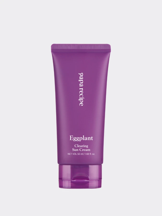Солнцезащитный крем с экстрактом баклажана Papa Recipe Eggplant Clearing Sun Cream SPF50+ PA++++