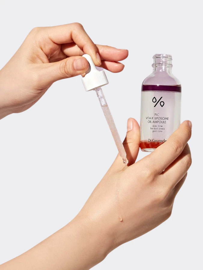 Двухфазная липосомальная сыворотка с витамином К Dr.Ceuracle PLC Vita K Liposome Oil Ampoule