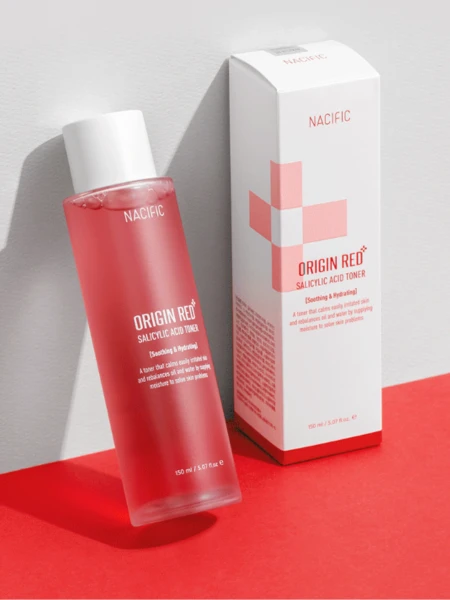 Противовоспалительный тонер с салициловой кислотой Nacific Origin Red Salicylic Acid Toner PH 5.5+-1 Противовоспалительный тонер с салициловой кислотой Nacific Origin Red Salicylic Acid Toner PH 5.5+-1