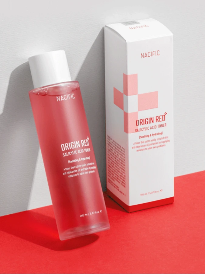 Противовоспалительный тонер с салициловой кислотой Nacific Origin Red Salicylic Acid Toner PH 5.5+-1