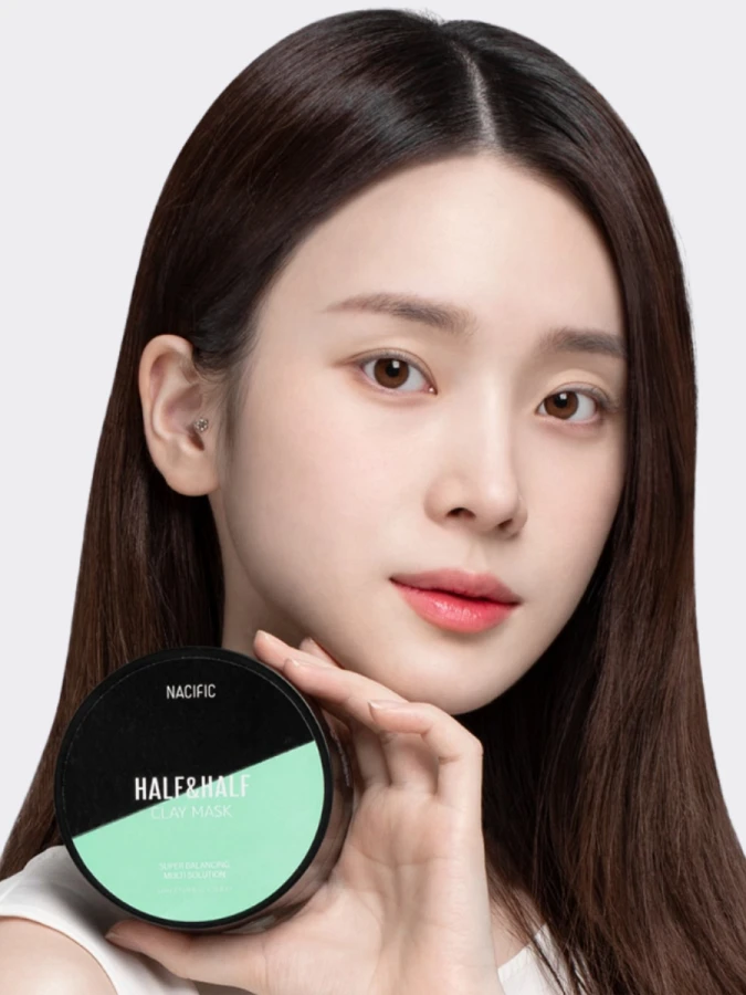 Двойная очищающая глиняная маска для лица Nacific Half And Half Clay Mask Двойная очищающая глиняная маска для лица Nacific Half And Half Clay Mask