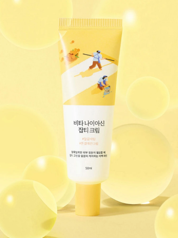 Осветляющий крем для лица с ниацинамидом Round Lab Vita Niacinamide Dark Spot Cream