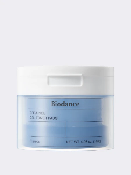Восстанавливающие гелевые тонер-пэды для лица с керамидами Biodance Hydro Cera-Nol Gel Toner Pads Восстанавливающие гелевые тонер-пэды для лица с керамидами Biodance Hydro Cera-Nol Gel Toner Pads