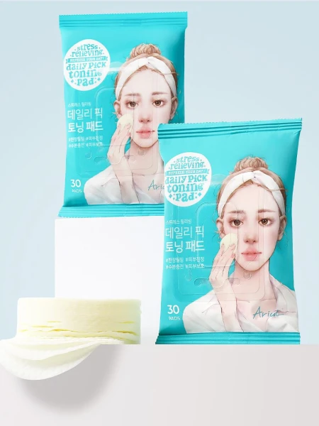 Успокаивающие тонер-пэды с экстрактом центеллы Ariul Stress Relieving Daily Pick Toning Pad