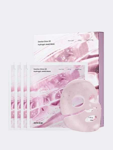 Набор гидрогелевых масок для сияния кожи dewdap Glow Lift Hydrogel Jewel Mask