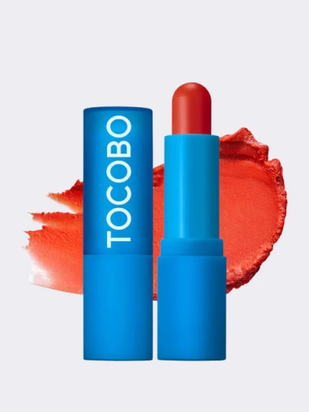 Кремовый оттеночный бальзам для губ в морковном оттенке TOCOBO Powder Cream Lip Balm 033 Carrot Cake
