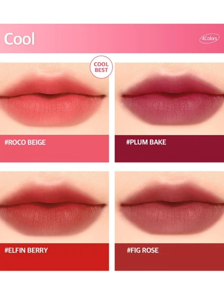 Матовый тинт для губ INGA Blurring Velvet Matte Tint Fig Rose