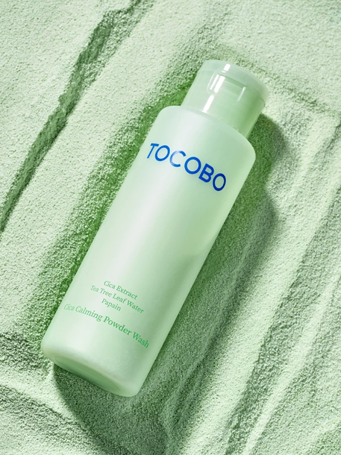 Успокаивающая энзимная пудра с экстрактом центеллы TOCOBO Cica Calming Powder Wash