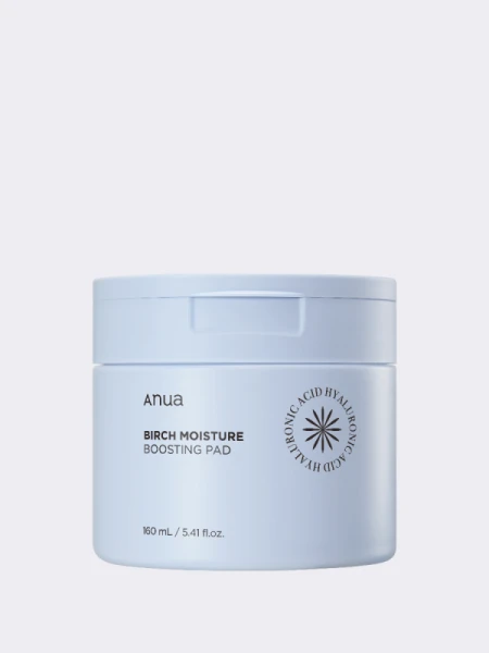 Увлажняющие тонер-пэды для лица с берёзовым соком ANUA Birch 70% Moisture Boosting Pad Увлажняющие тонер-пэды для лица с берёзовым соком ANUA Birch 70% Moisture Boosting Pad