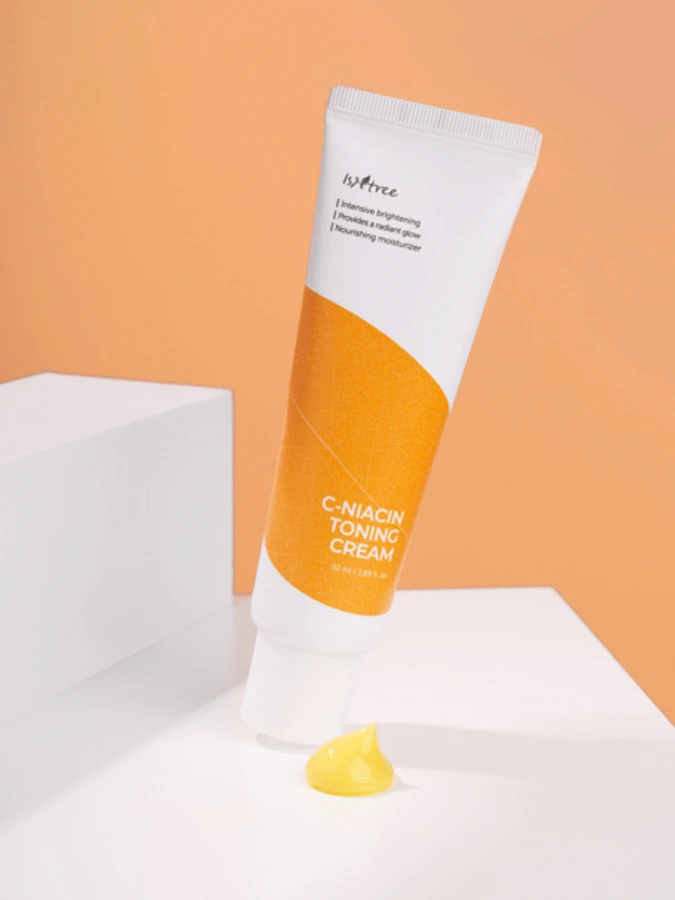 Крем для сияния кожи с облепихой и ниацинамидом ISNTREE C-Niacin Toning Cream
