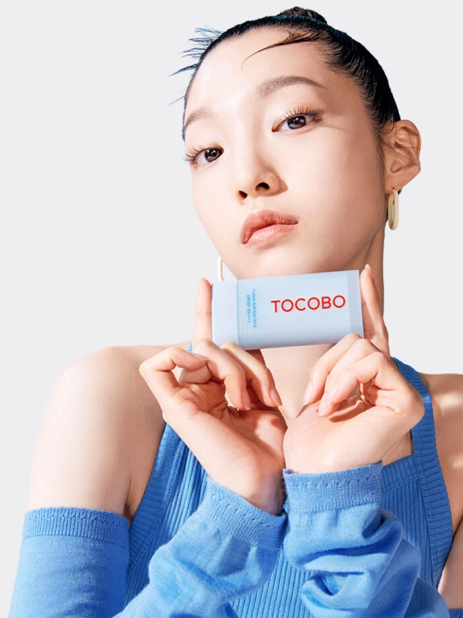 Себорегулирующий солнцезащитный стик с растительными экстрактами TOCOBO Cotton Soft Sun Stick SPF50+ PA++++
