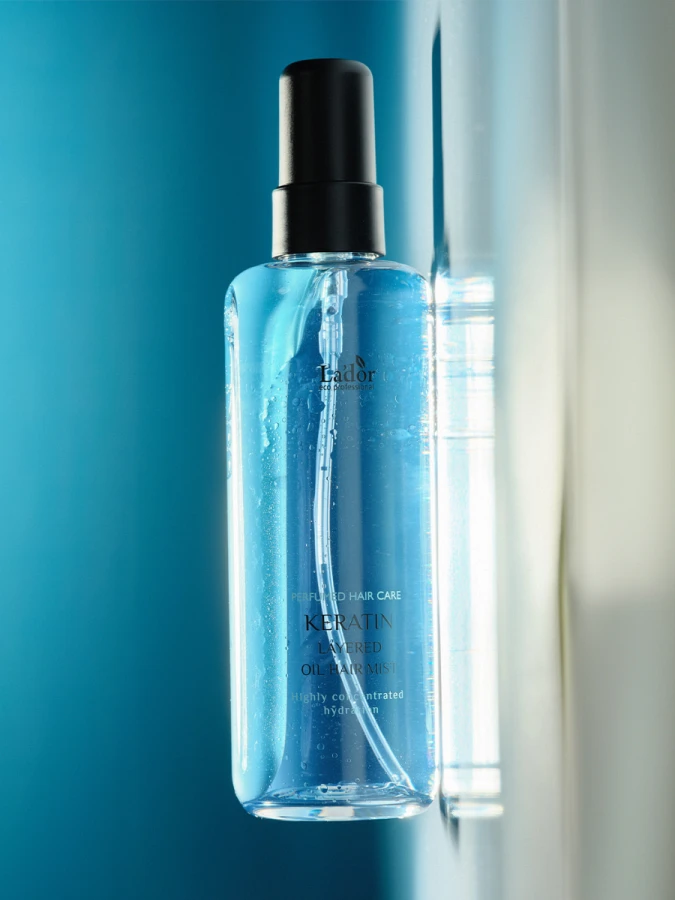 Парфюмированный двухфазный спрей для волос La’dor Keratin Layered Oil Hair Mist