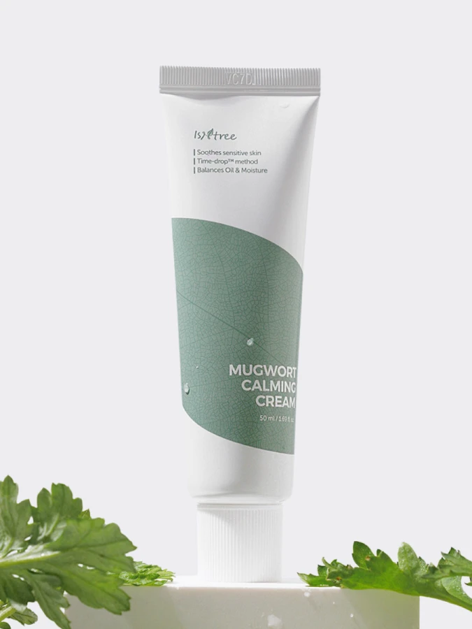 Успокаивающий крем для лица с экстрактом полыни IsNtree Mugwort Calming Cream